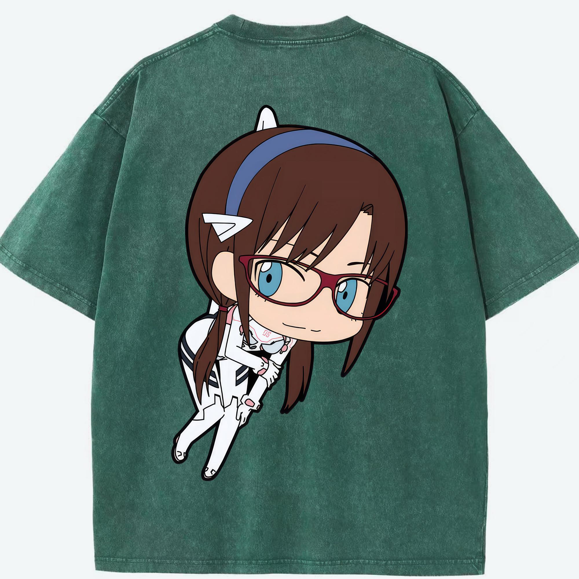 （画像用） EVA 新世紀エヴァンゲリオン 綿100% ヴィンテージ風 半袖Tシャツ（背面プリント）